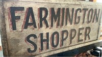 Farmington Shopper Sign