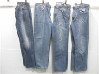 Four Pair Of Jeans Largest 40 x 34