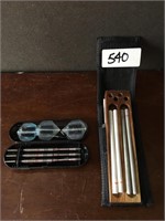 Set Of Pentathlon Steel Darts And Crock Sticks