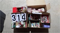 3 Boxes Of Christmas Decorations