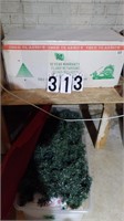 Christmas Tree In Box & Garland