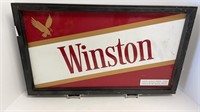 Winston Cigarettes metal sign
