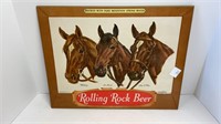Rolling Rock Beer sign