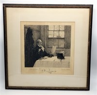 Wallace Hester Signed Engraving Fine Art Guild