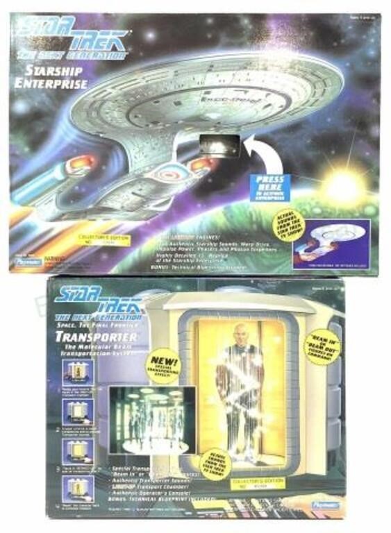 (2pc) Star Trek Transporter & Starship Enterprise