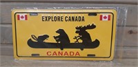 Explore Canada vanity plate