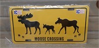 NFLD Moose Crossing vanity plate