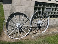 2 - 44IN WAGON WHEELS