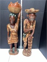 Jacmel Haitian carved statuettes