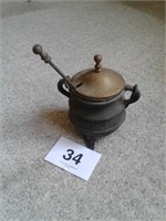 CAST IRON FIRE PLACE STARTER POT