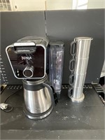 Ninja coffee maker, and coffee cups