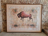 Large Buffalo Painting.