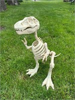 T Rex Skeleton w/ Red Eyes and Sounds Halloween