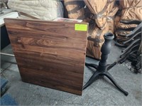 NEW WOOD TOP TABLES 34" X 34"