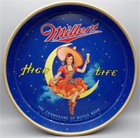 Miller High Life Woman on The Moon Beer Tray