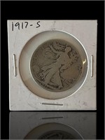 1917-S Walking Liberty 90% Silver US Dollar Coin