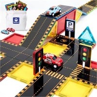 Tiles Only - hahaland Magnetic Tiles for Kids 3