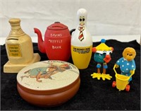 Vintage Assortment of  Banks & More