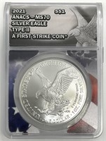 Perfect Grade 2021 Type 2 American Silver Eagle