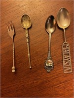 Lot of souvenir / antique spoons