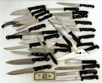 Large Lot of Nice Kitchen Knives