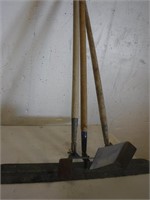 Concrete Tools: Trowel & Edgers with handles