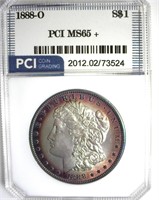 1888-O Morgan MS65+ LISTS $675