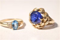 10KT GOLD FASHION RINGS