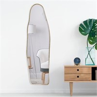 Wall Mirror Full Length 63L x 22W  Gold