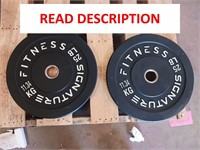 Signature Fitness 25 LB Plate  Pair