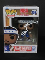 Allen Iverson Signed Funko Pop COA Pros