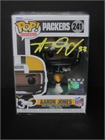 Aaron Jones Signed Funko Pop COA Pros