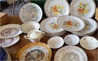 Plates, calendar, collector, Wildflower Stoneware