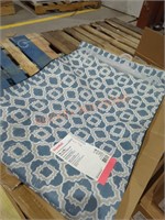 4 StyleWell 18" x 48" blue rugs