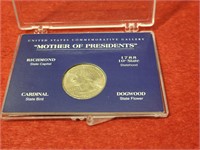 Mother of Presidents Quarter Mint Condition