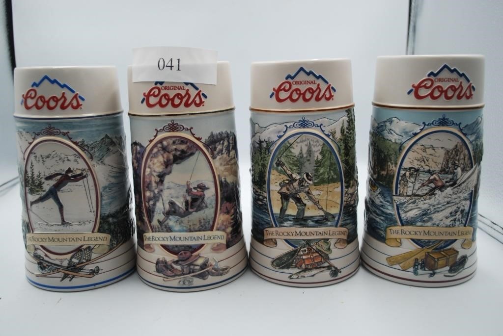 4 Coors Mugs