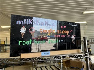 Milkshake Sign Board