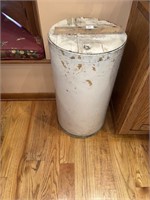 Vintage Wood Flour Bin 28.5 in tall