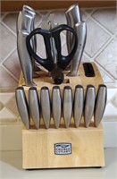 Chicago Cutlery 17 pc. Knife Block w/Sharpener