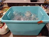 Large Tub of Clear Glass to include Candlewick*