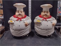 2 Casa Vero  Chef Cookie Jars