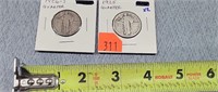 1925 & 1926-S Standing Liberty Quarters