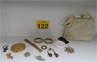 Vintage Purse & Mixed Jewelry