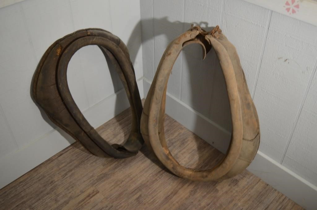 Lot of 2 Horse Collars