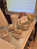 7 pc porcelain items