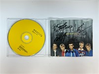 Autograph COA Westlife Cd