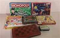 Lot Of Board Games & Puzzles As Found