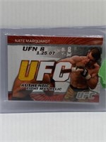 RELIC CARD -TOPPS UFC ULTIMATE GEAR 2010 NATE