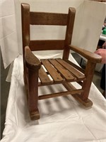 Antique toddler rocking chair