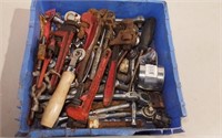 Tool Lot Incl. Ratchets & Pipe Wrenches